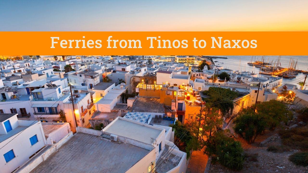 Best way to travel from Tinos to Naxos