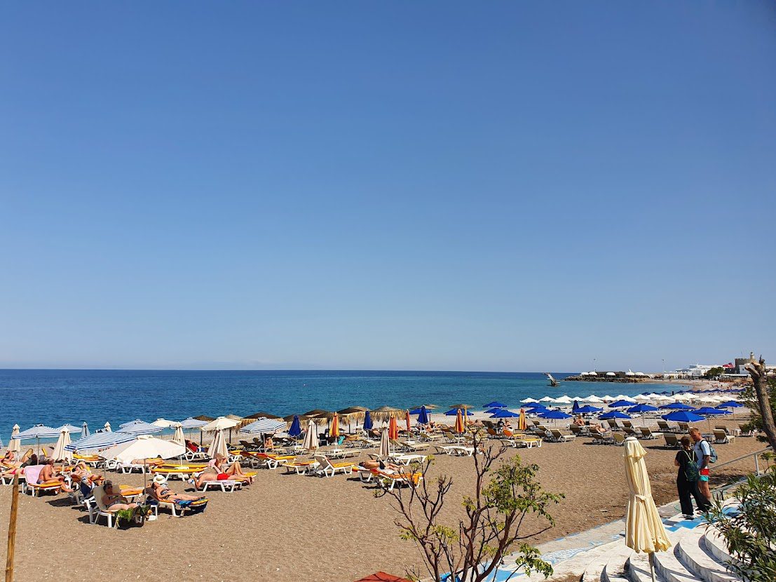 A beach near Rhodes town