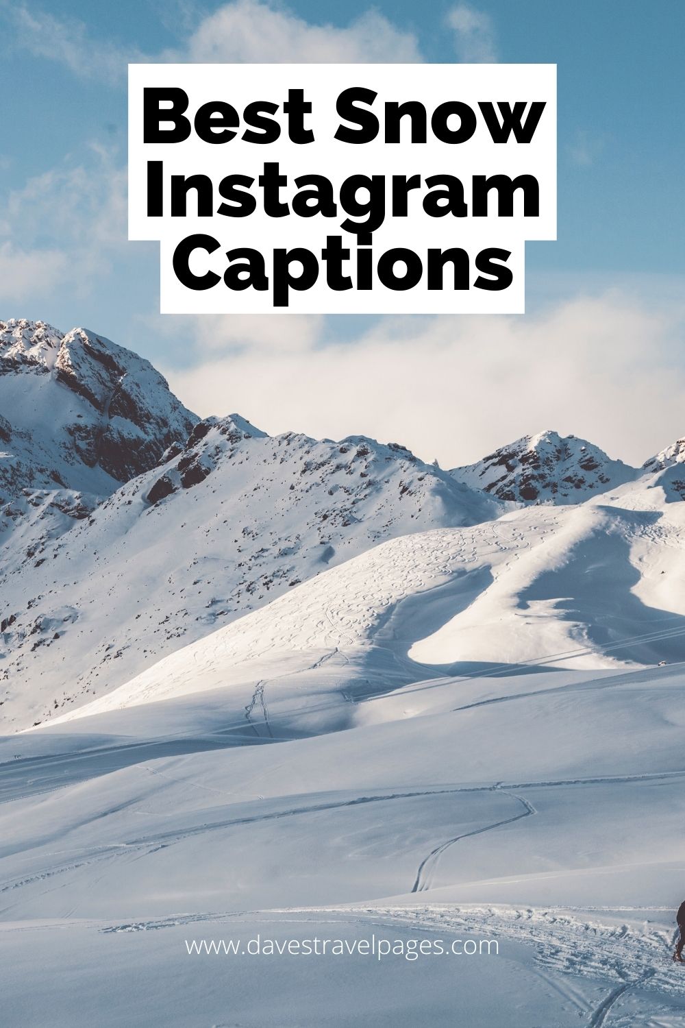 Instagram Captions For Snow Days