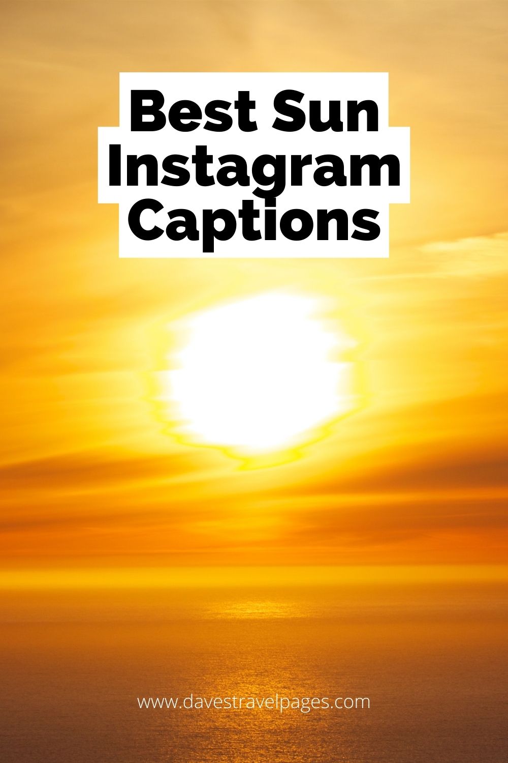 Sun Captions For Instagram