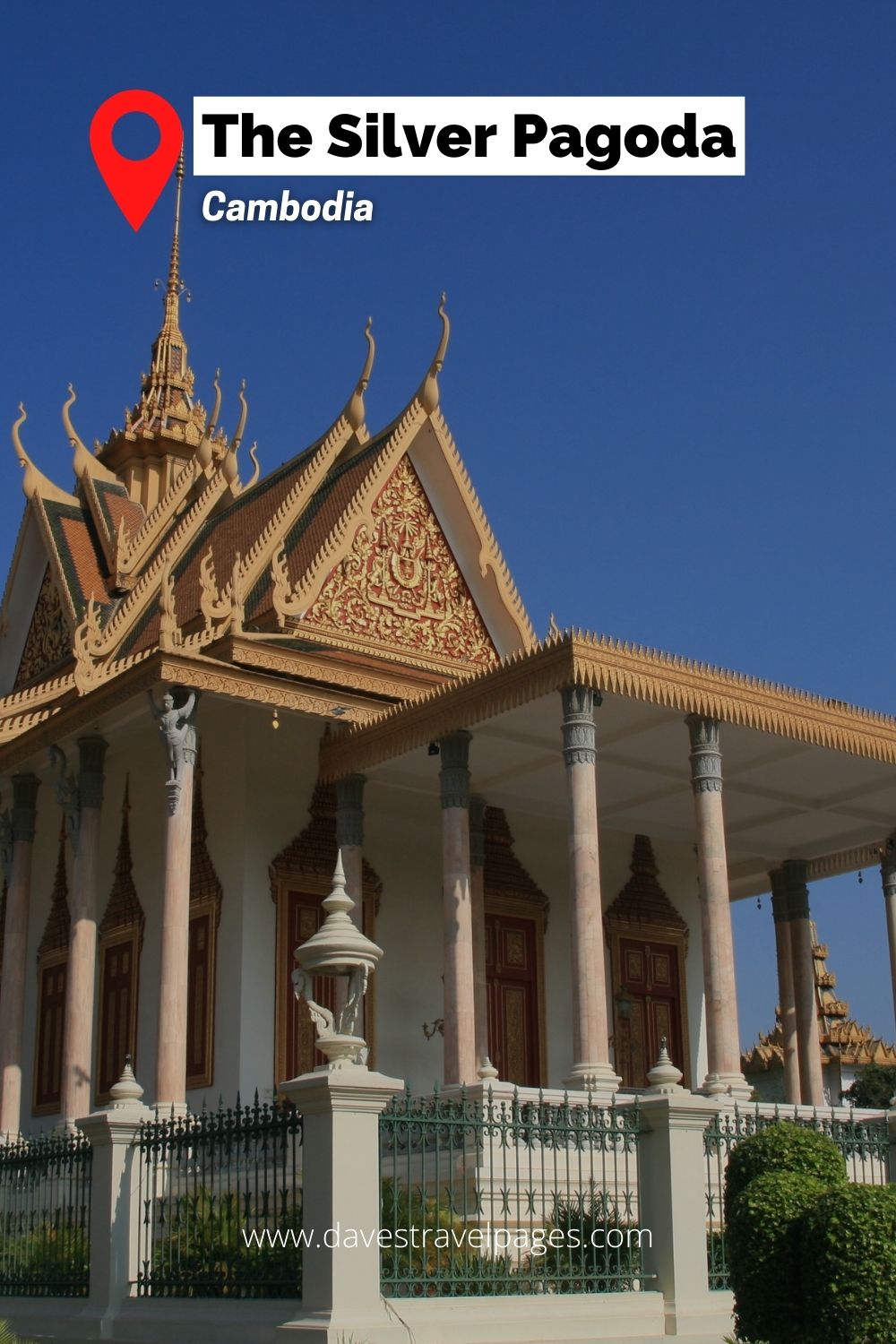 Silver Pagoda in Cambodia