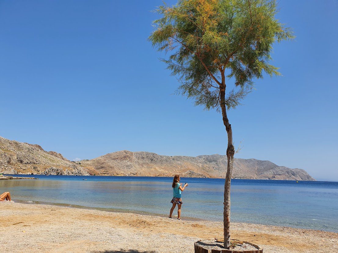 Nimporio beach in Symi