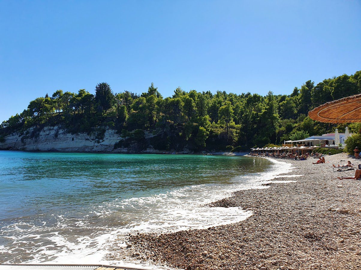 Milia Beach on the Greek island of Alonissos