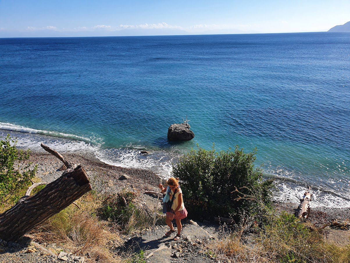 Vithisma Naturist beach in Alonissos island