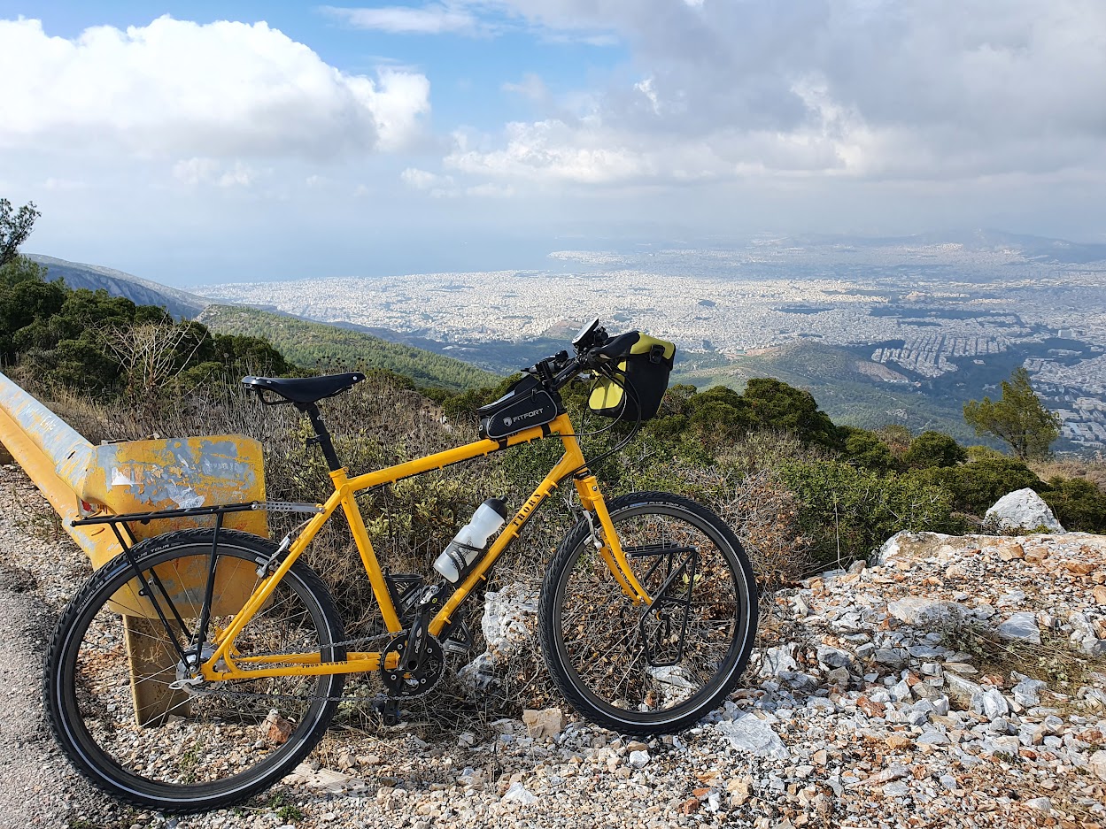 Bicycle racks on my Thorn Nomad touring bicycle