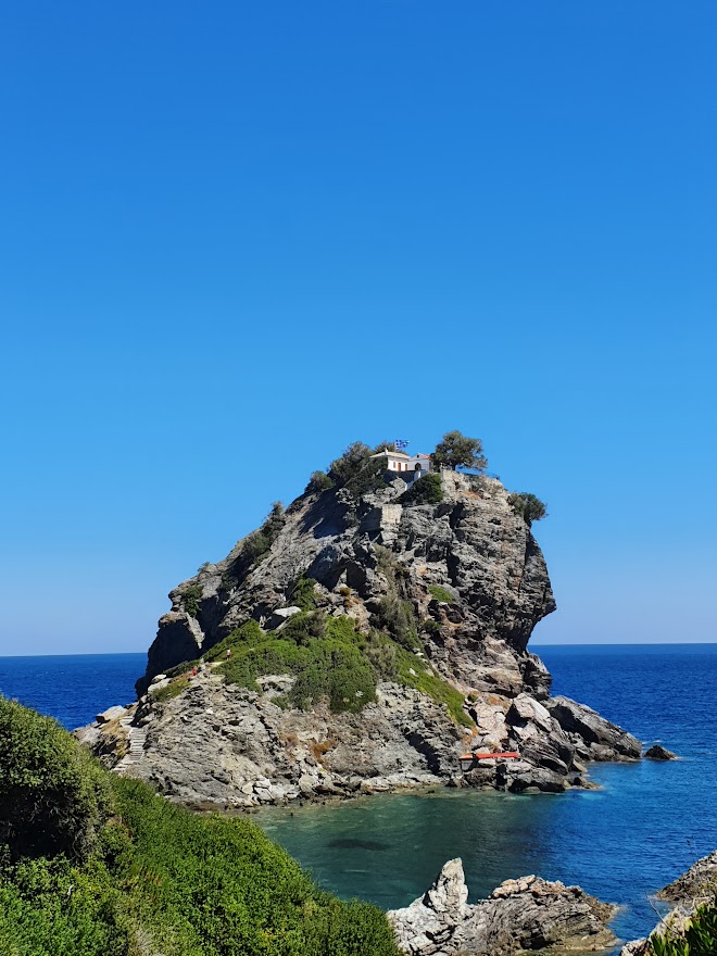 Agios Ioannis Kastri - otherwise known as the church from Mamma Mia