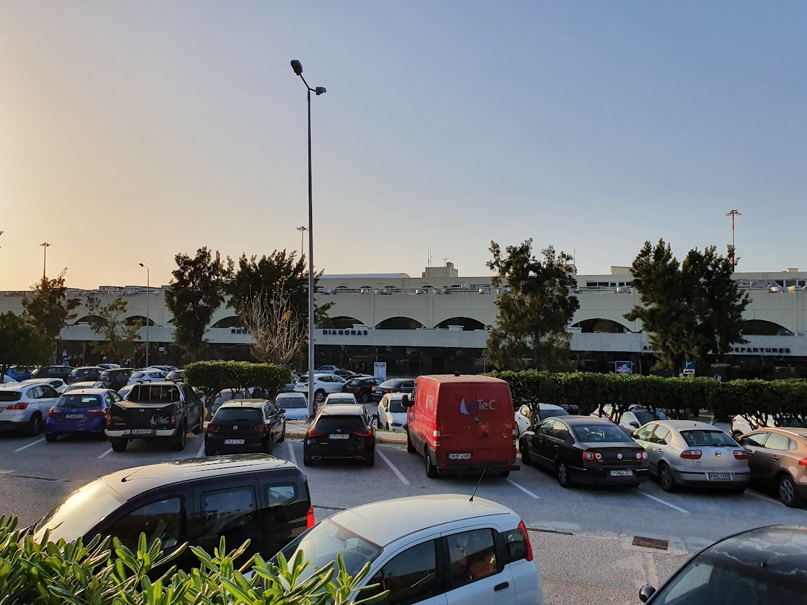 A look outside Rhodes Airport