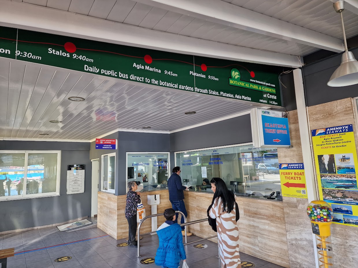Chania ktel ticket office 