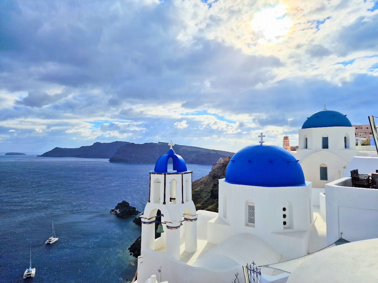 Oia in Santorini, Greece