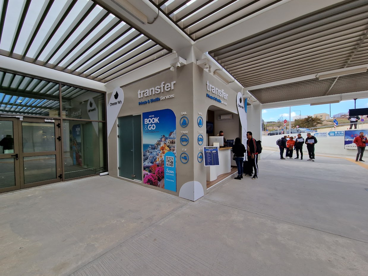 Santorini airport shuttle