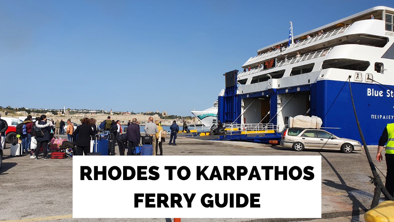Rhodes to Karpathos by ferry