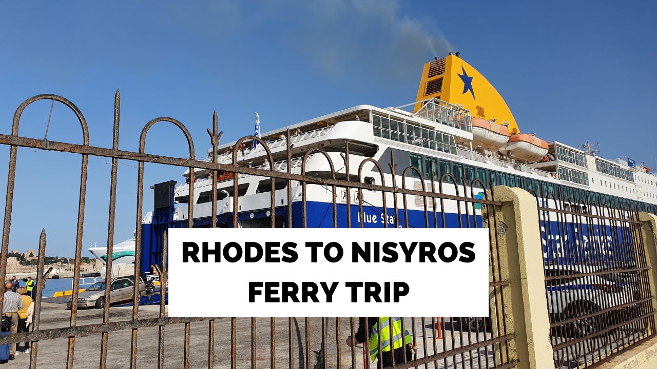 Rhodes to Nisyros ferry trip
