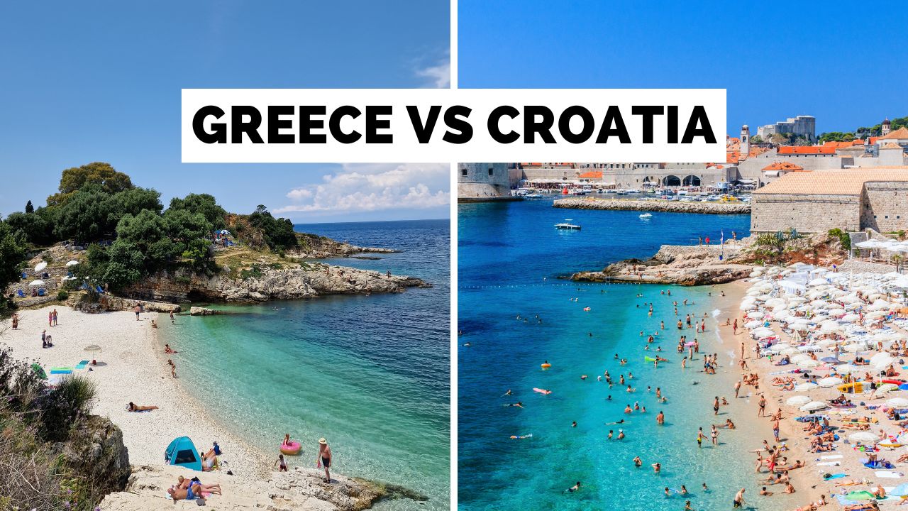 Comparing Greece with Croatia as summer vacation destinations