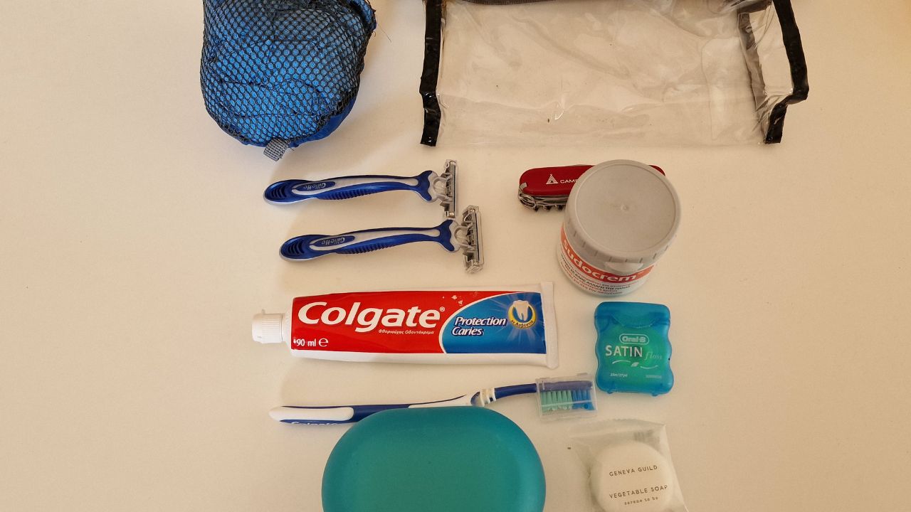 bicycle touring toiletries