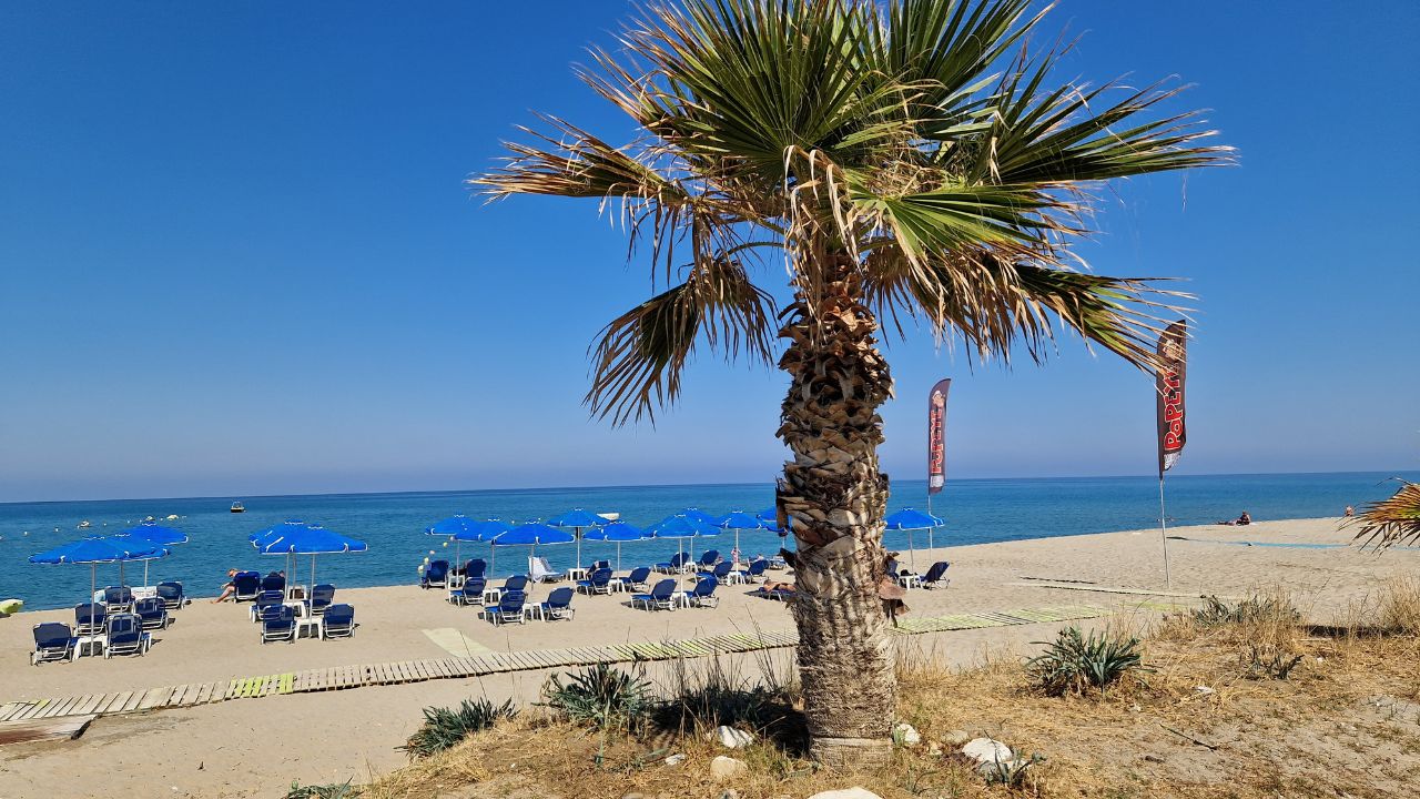 a beach at rethymnon