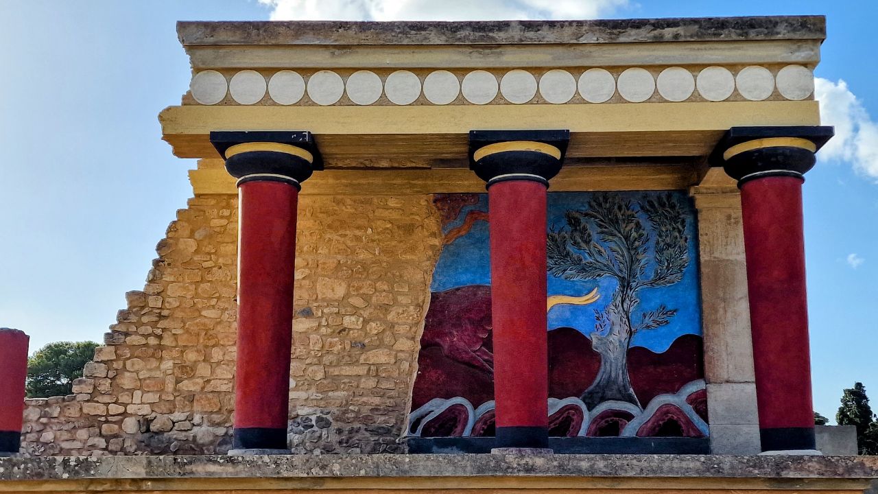 Knossos in crete